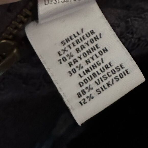 ☀️SALE☀️ Diane Von Furstenberg Zarita Grey Lace Back Zip Dress Size: 10 - Picture 7 of 9